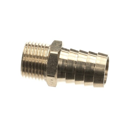 Market Forge Fitting, Brass 1/2 Npt T O 3/4 908058
